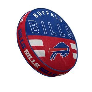 NFL Buffalo Bills 15" Plushie Circle Pillow Couch Man Cave New